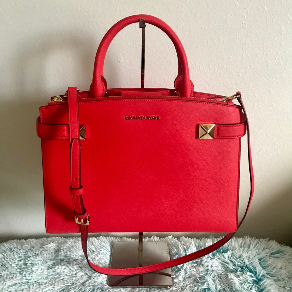 MICHAEL KORS Karla Medium East West Satchel